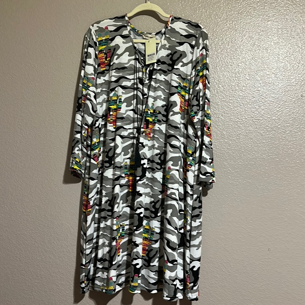 Southern Stich 3xl camo dress NWT